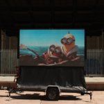 outdoor movie screen rental